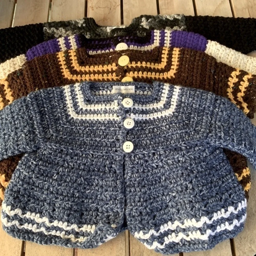 Handmade Toddler Cardigans